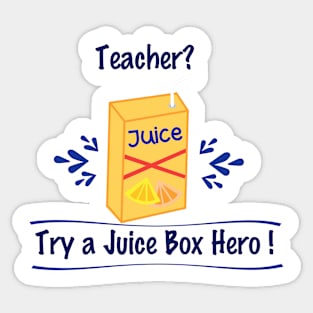 Juice Box Hero Sticker